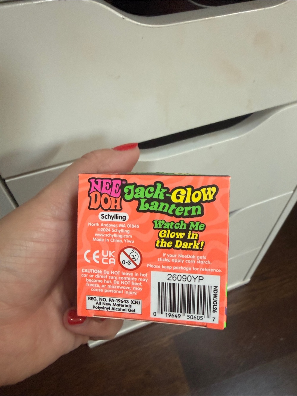 NeeDoh Jack Glow Lantern ORANGE - Picture 4 of 4